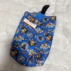 新品　シューズケース　キルトシューズケース　シューズバッグ　パウパト