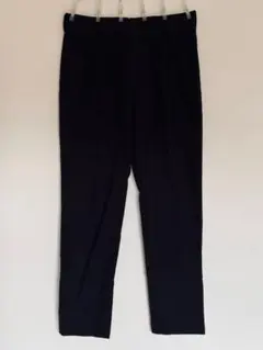 マーガレットハウエル 20SS ツータック パンツ ネイビー Lサイズのサムネイル