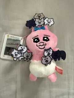 おぱんちゅうさぎ　SNS風　マスコット　猫