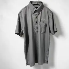 グレー ポロシャツ callawayキャロウェイ ゴルフ シャツ ウェア ボタン