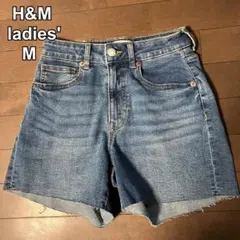 H&M エイチアンドエム　レディース　ショートパンツ　デニム　ブルー　M
