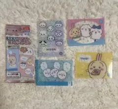 ちいかわ　キラキラクリアカードコレクションガム2セット　ブロマイド4枚入り