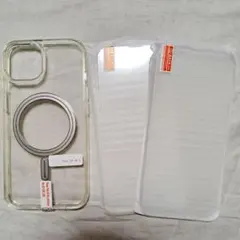 ★ iPhone15 ケース カバー 保護 Magsafe クリア