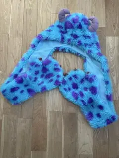 Disney★ディズニーランド モンスターズインク　サリーファンキャップ手袋つき