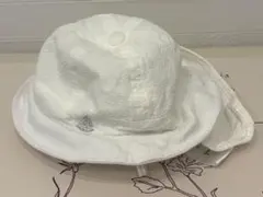 ベビー用ホワイトバケットハット