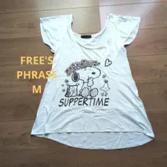 FREE'S PHRASE スヌーピー Tシャツ ホワイト Mのサムネイル
