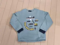 klädskåp トレーナー 110cm 乗り物刺繍のサムネイル