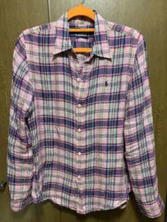 Ralph Lauren Sport 長袖シャツ 11 ピンク系チェック
