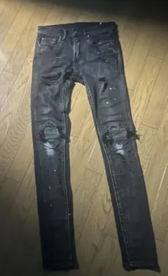 ksubi ダメージ加工 デニムパンツ グレー - メルカリ