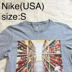 Nike(USA)ビンテージグラフィックTシャツ　グレー　S