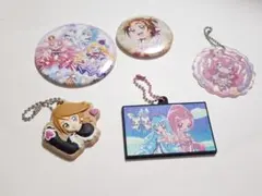 わんだふるぷりきゅあ　ラバーストラップ　缶バッジ　まとめ売り　名探偵プリキュア