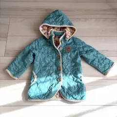 キルティングフード付きアウター