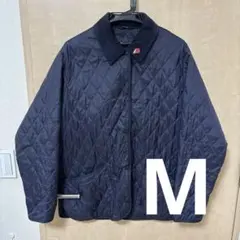 【襟ピン付】Barbour キルティングジャケット M