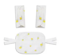 ベビー よだれカバー 抱っこ紐 綿100％ よだれパッド 3枚セット 6重ガーゼ