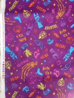 ちょっと不気味？なハロウィン柄生地