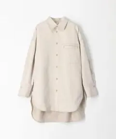 【MACPHEE】コットンリネンチノ オーバーサイズドシャツ 36