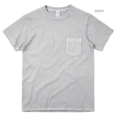 Velva Sheen S Tシャツ クルーネック ポケットTシャツ GREY