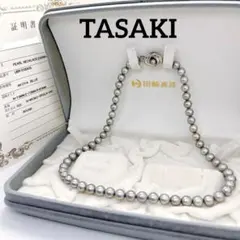 【保証書・箱付】タサキ アコヤブルー　パールネックレス　7.0-7.3㎜のサムネイル