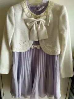 CHOPIN　 フォーマルワンピース ボレロセット　ラベンダー　120 入学式