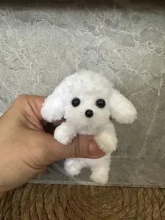 トイプードル　モールドール モール人形　モールアート