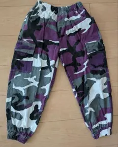 迷彩柄パンツ キッズ ダンス 130cm