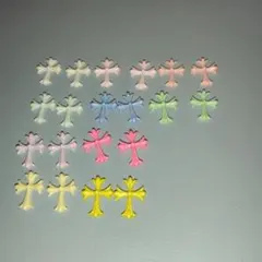 クロス　ネイルパーツ　20個