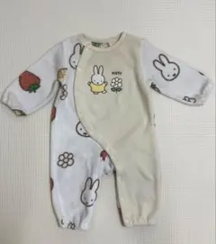 ミッフィー イチゴ柄ロンパース 70-80cm