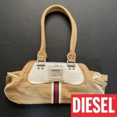 【DIESEL】ロゴプレート付きカジュアルバック