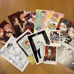 コミック購入特典　セット　　カード、ペーパー