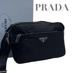 【極美品】プラダ　ナイロン　三角ロゴ　ショルダーバッグ　カメラバッグ　5492