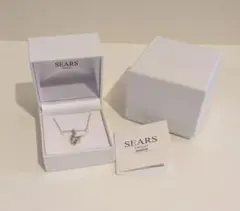 SEARS JEWELRY 猫モチーフ ネックレス（エメラルド）
