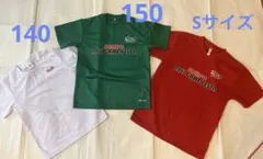 glimmer ミズノ　Tシャツ　140 .150.Sサイズ　dry 3枚セット