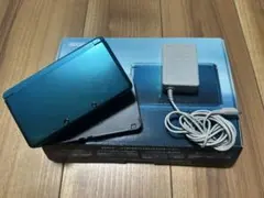 ニンテンドー3DS アクアブルー 本体・ACアダプター・充電台・取説・箱付き