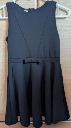 美品　アンシャンプティ　フレアワンピース　130cm ブラック　フォーマル