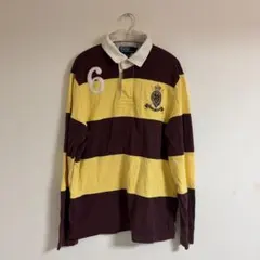 ポロ ラルフローレン ラガーシャツ M CUSTOM FIT 90s