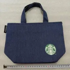 スターバックス デニム 保冷ミニトート 保冷ランチバッグ 未使用のサムネイル