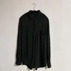 COMOLI コモリ 18SS 長袖シャツ ダークグリーン la kagu 別注のサムネイル