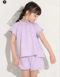 ♡新品未使用♡マーキーズ♡半袖パジャマ♡パープル♡110♡のサムネイル