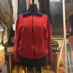 60s 70s adidas トラックジャケット 赤紺　菅田将暉 小松菜奈