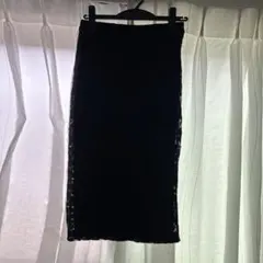 美品Forever21フォーエバートゥエンティワンブラックレーススカートペンシルのサムネイル