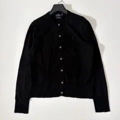 ポロラルフローレン　ピマコットン　カーディガン　マシンウォッシャブル　黒　L