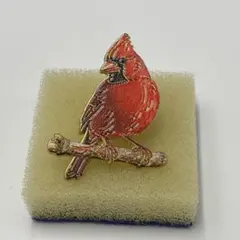 ショウジョウコウカンチョウ ピンバッジ ラペルピン 可愛い