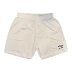 新品umbro ホワイトハーフパンツ　サイズUS S