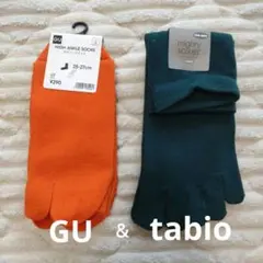 【新品】GU 足袋ソックス　tabio　タビオ　5本指　　ソックス　靴下　メンズのサムネイル