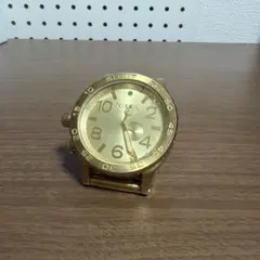 【不動品】NIXON ニクソン 51-30 CHRONO オールゴールド 腕時計