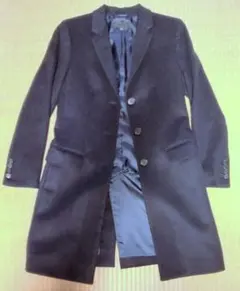 【美品・匿名】ユニクロXSカシミヤ混ウールコート