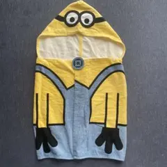 ユニバーサルスタジオジャパン　ミニオン　フード付き　タオル