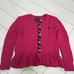 POLO RALPH LAUREN ピンク カーディガン 5