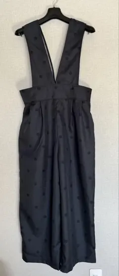 ブラックドットサロペット　しまむら購入小柄さん用