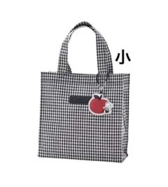 【新品】ファミリア　ギンガムチェック　トートバッグ　小